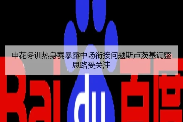 申花冬训热身赛暴露中场衔接问题斯卢茨基调整思路受关注